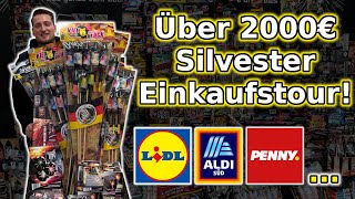 GRÖẞTE FEUERWERK EINKAUFSTOUR 202324  Gewinnspiel🍀 2000€ Silvesterfeuerwerk [upl. by Aynas]