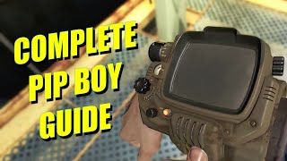 FALLOUT 4  Complete PIP BOY Guide [upl. by Janos]