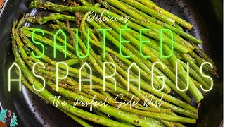 HOW TO COOK FRESH ASPARAGUS  STOVETOP  QUICK amp EASY SIDE DISH [upl. by Odlaniger]