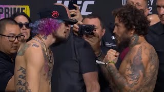 UFC 299 Ceremonial WeighIns Sean OMalley vs Marlon Vera [upl. by Yraillih]