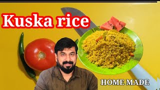 How to make kuska rice recipe l Home made [upl. by Ahtera]