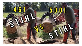 Stihl Showdown 461 vs 500i [upl. by Godred646]