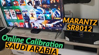 Marantz SR8012 132channel AV Receiver Online Calibration In SAUDI ARABIA [upl. by Meill546]