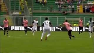 Miccoli Goal da centrocampo al Chievo [upl. by Atinid697]