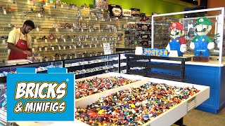 Tour Bricks amp Minifigs LEGO Store in Pearland Texas Houston Area [upl. by Merari]