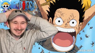 Luffy Arrives At Marineford  One Piece Reaction Episode 464465 [upl. by Anek]