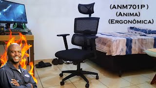 Anm701p Anima Ergonômica CadeiraGamerEscritório🔥 Unboxing e Review Análise completa 🔥 A Mais Top [upl. by Rutger627]