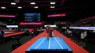 SHI Cong CHN  2021 Artistic Worlds Kitakyushu JPN  Qualifications Vault 1 [upl. by Esinyt]