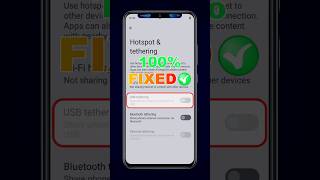 USB Tethering Not Working  StepbyStep Troubleshooting Guide shorts [upl. by Reichel]