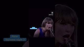 Peter live at eras tour Tayronto shorts viral erastourconcert live taylorswift live 4k [upl. by Netsud]