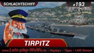 World of Warships Replay 193 Tirpitz  2 Gefechte  deutsch [upl. by Pacificas692]