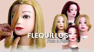 🔥 4 Flequillos para todo Tipo de Rostro  Paso a Paso  ✂️ Bang Cut [upl. by Rudyard]