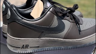 Nike Air Force 1 Black Tea amp Petra Brown [upl. by Wardlaw]