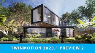 TWINMOTION 20231 PREVIEW 2 COVER  EXTERIOR HOUSE [upl. by Marianne]