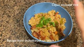 Thanksgiving Take Two Cajun Sausage Rice [upl. by Waters]