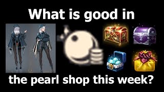 Pearl shop run down  August 1st  Poetica Outfit Haul box RNG box galore  Black Desert Online [upl. by Cand]