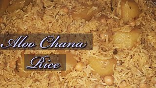 Aloo Chana Pulao recipe How to make One Pot Aloo Chana Pulao Vegetable Pulao recipe آلو چنے چاول [upl. by Krysta136]