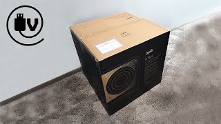 Polk Audio HTS12 Subwoofer  The Unbox Minute English Version [upl. by Larrej]