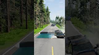 Cars vs Water pit  BeamNGDrive [upl. by Afira]