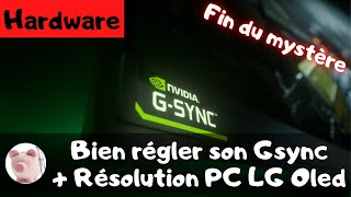 Bien Régler son Gsync  Bonus Résolution PC pour LG OLED C9 amp CX [upl. by Nigel]