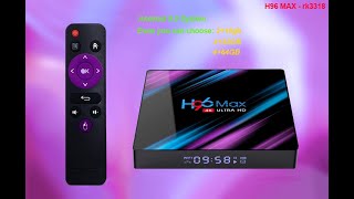 حل مشكلة boot لجهاز tv box H96 MAX 4K ULTRA HD [upl. by Lerual]