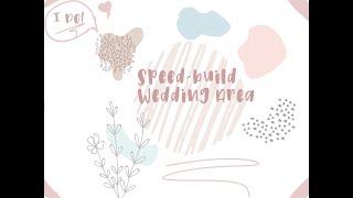 Wedding Area Speedbuild Bloxburg Builds Roblox [upl. by Proffitt]