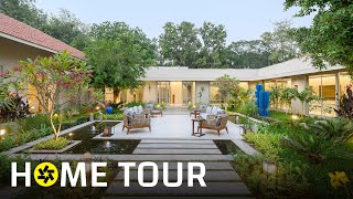 Inside Gujarat Luxury House Three Courtyards And Four Gardens House Tour [upl. by Tara]