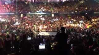 Y2Js Entrance at Extreme Rules 2012 vs CM Punk [upl. by Alemrac212]