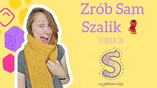 Zrób Sam na szydełku ☆ Szalik ☆ tutorial krok po kroku [upl. by Pozzy]