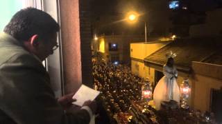 Procesión extraordinaria 75 Aniversario Jesús Cautivo Málaga1 B [upl. by Bradford]