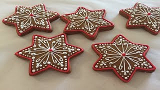 Star Gingerbread Cookies [upl. by Ddot]