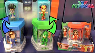 PJ Masks Transformation Toy Elevator Count Disney Junior [upl. by Moraj]