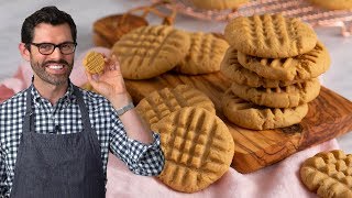 Easy Delicious Peanut Butter Cookies [upl. by Ahseile661]