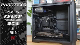 Phanteks Eclipse P200a itx case with matx vibes [upl. by Abran]