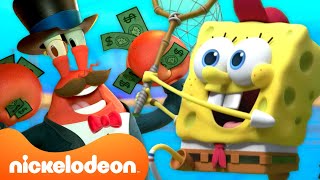 Go Camping with SpongeBob ⛺️  Kamp Koral  Nicktoons [upl. by Aelak]