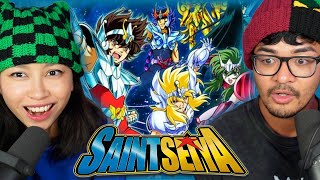 First Time Reacting To All Saint Seiya Openings 14  ANIME OP REACTION [upl. by Fugazy369]