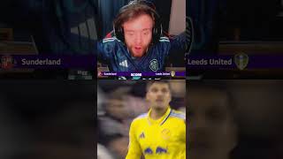 Meslier has a howler Sunderland vs Leeds United goal reaction [upl. by Debee]