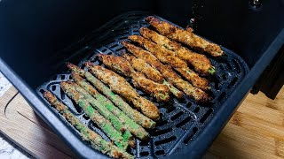 How To Make Air Fryer Asparagus  Easy Roasted Asparagus  Air Fryer Recipes [upl. by Enomahs]