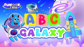 Learning Galaxy ABC A to Z 👾🤖✨  Galaxy Alphabet Name Flashcards for Toddlers amp Children 🌌🌠🚀 [upl. by Ysle]