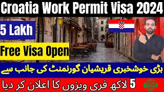 Croatia Work Permit Visa 2024  Croatia Work Visa Apply Online  Jobs in Croatia For Foreigners [upl. by Weaver]