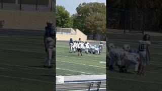 Kaegan Knighton 8U Football Weatherford Tx PICK 6 [upl. by Zaria]