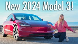 The NEW Upgraded 2024 Tesla Model 3 first impressions [upl. by Aidualk]