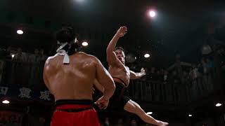 BloodSport 🎵Soundtrack🎵  contacto Sangriento Ending theme  Frank dux vs Chong li [upl. by Gamal]