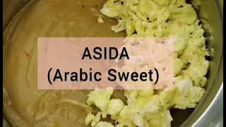 ASIDA  ARABIC SWEET  GRASYA COOKING TIME Sweet arabicsweet dessert [upl. by Candyce395]