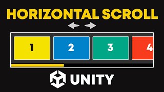 Horizontal Scroll unity  How To Create Horizontal Scroll in unity [upl. by Godfry]