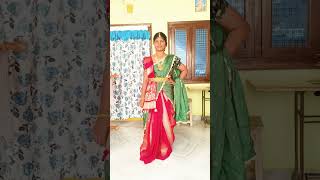 Miku e drape nachindi 🥻😍ytshorts saree pattusarees onlineshopping sareedrapping viralvideo [upl. by Gainor]