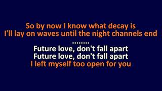 Foxing  Night Channels  Karaoke Instrumental Lyrics  ObsKure [upl. by Nageek]