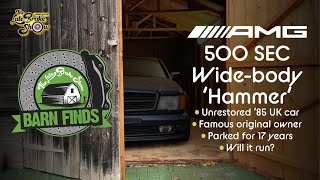 Incredible 80s Barn Find Mercedes AMG Hammer V8 WideBody Coupe [upl. by Nanam]