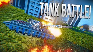 EPIC TANK BATTLE  DEATH MATCH  Space Engineers Battles [upl. by Christa]