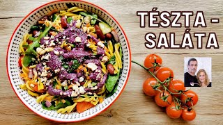 Tanácsok a növényivegán étrendhez  áfonyásdiós tésztasaláta I veganbloghu [upl. by Maguire777]